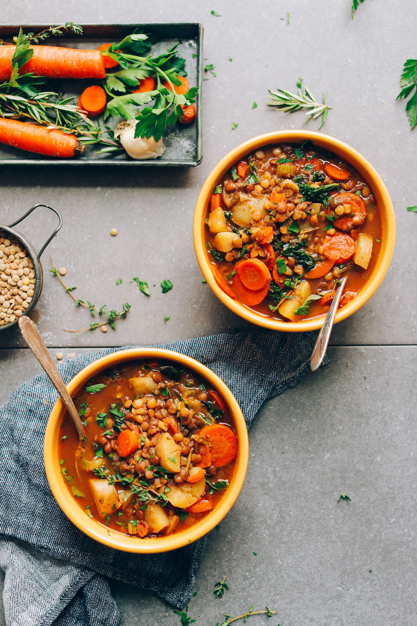 Easy Carrot Lentil Soup (30 Minutes)