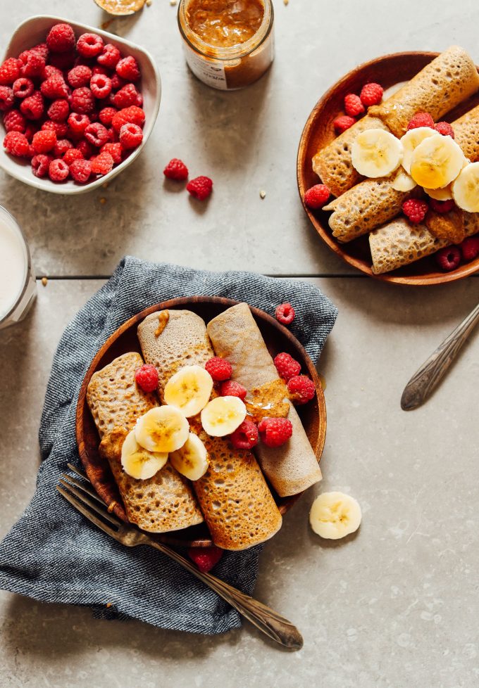 Vegan Gluten-Free Buckwheat Crepes | Minimalist Baker Recipes