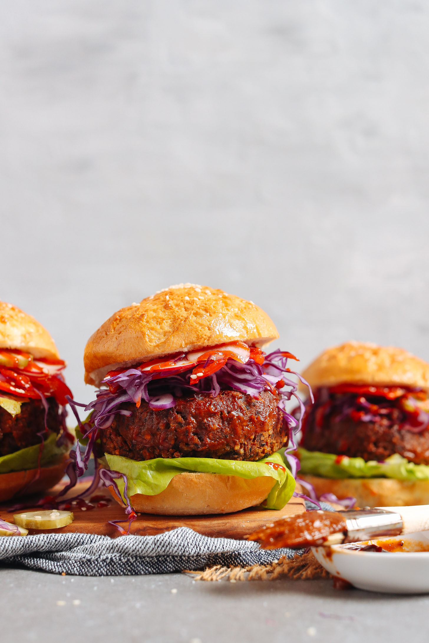 Smoky BBQ Black Bean Veggie Burger Minimalist Baker Recipes