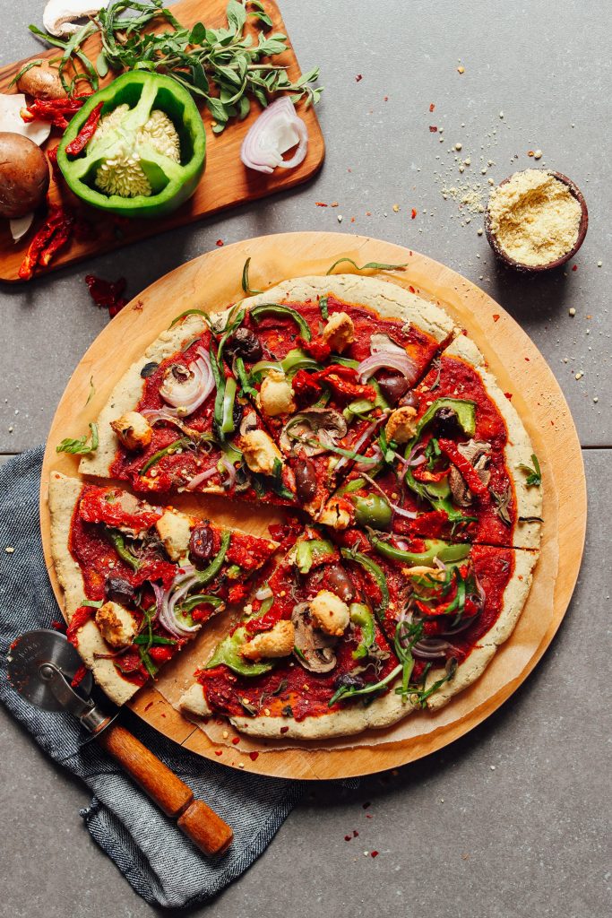 Vegan Gluten-Free Pizza Crust | Minimalist Baker Recipes