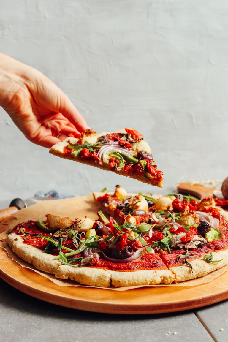 Vegan Gluten-Free Pizza Crust | Minimalist Baker Recipes