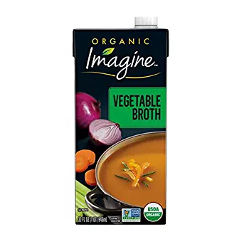 Our favorite brand of store-bought vegetable broth