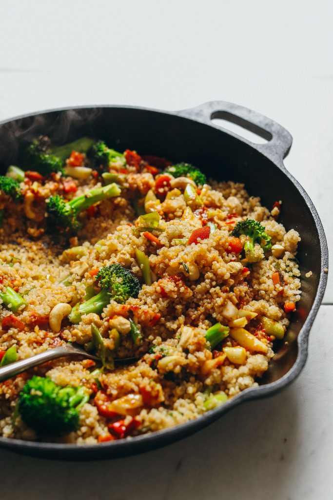 Minute Quinoa Fried Rice Minimalist Baker Recipes