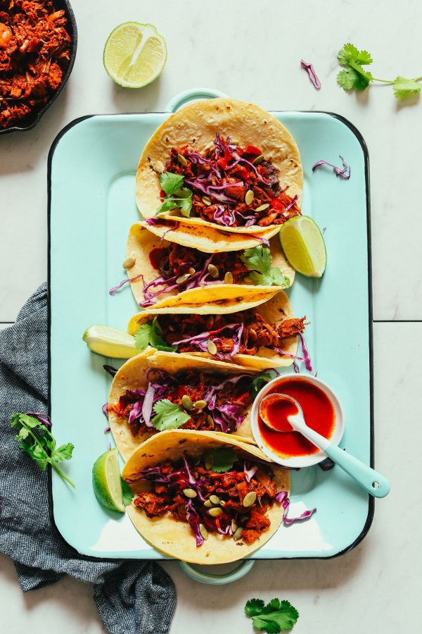 Spicy Vegan Jackfruit Tacos | Minimalist Baker Recipes