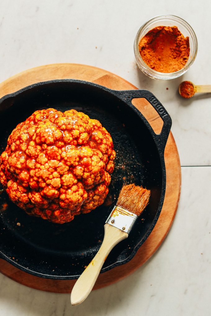 The Best Whole Roasted Cauliflower | Minimalist Baker Recipes