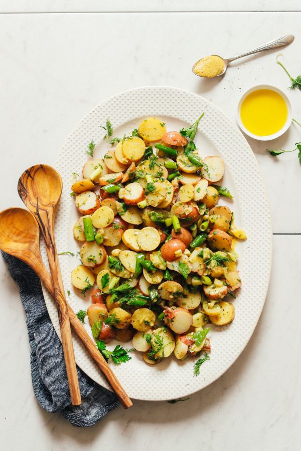 Simple FrenchStyle Potato Salad Minimalist Baker Recipes