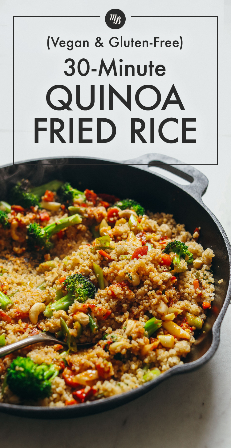 30-Minute Quinoa Fried Rice | Minimalist Baker Recipes