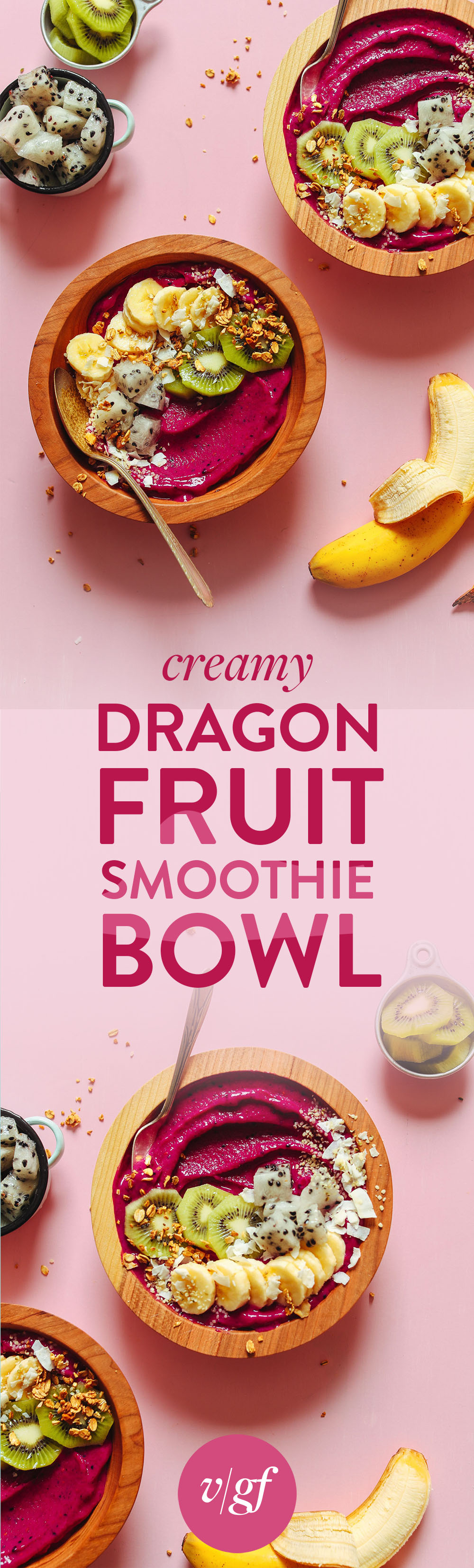 Easy Dragon Fruit Smoothie Bowl | Minimalist Baker Recipes