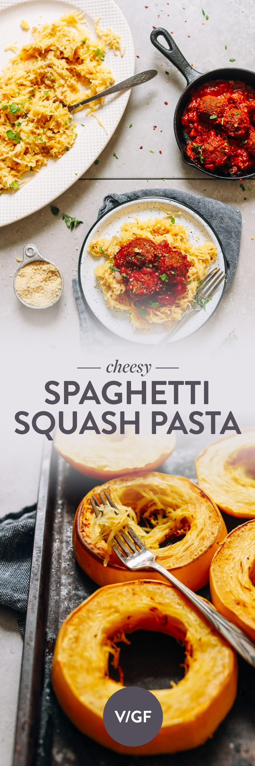 Cheesy Spaghetti Squash Pasta Minimalist Baker Recipes 9783