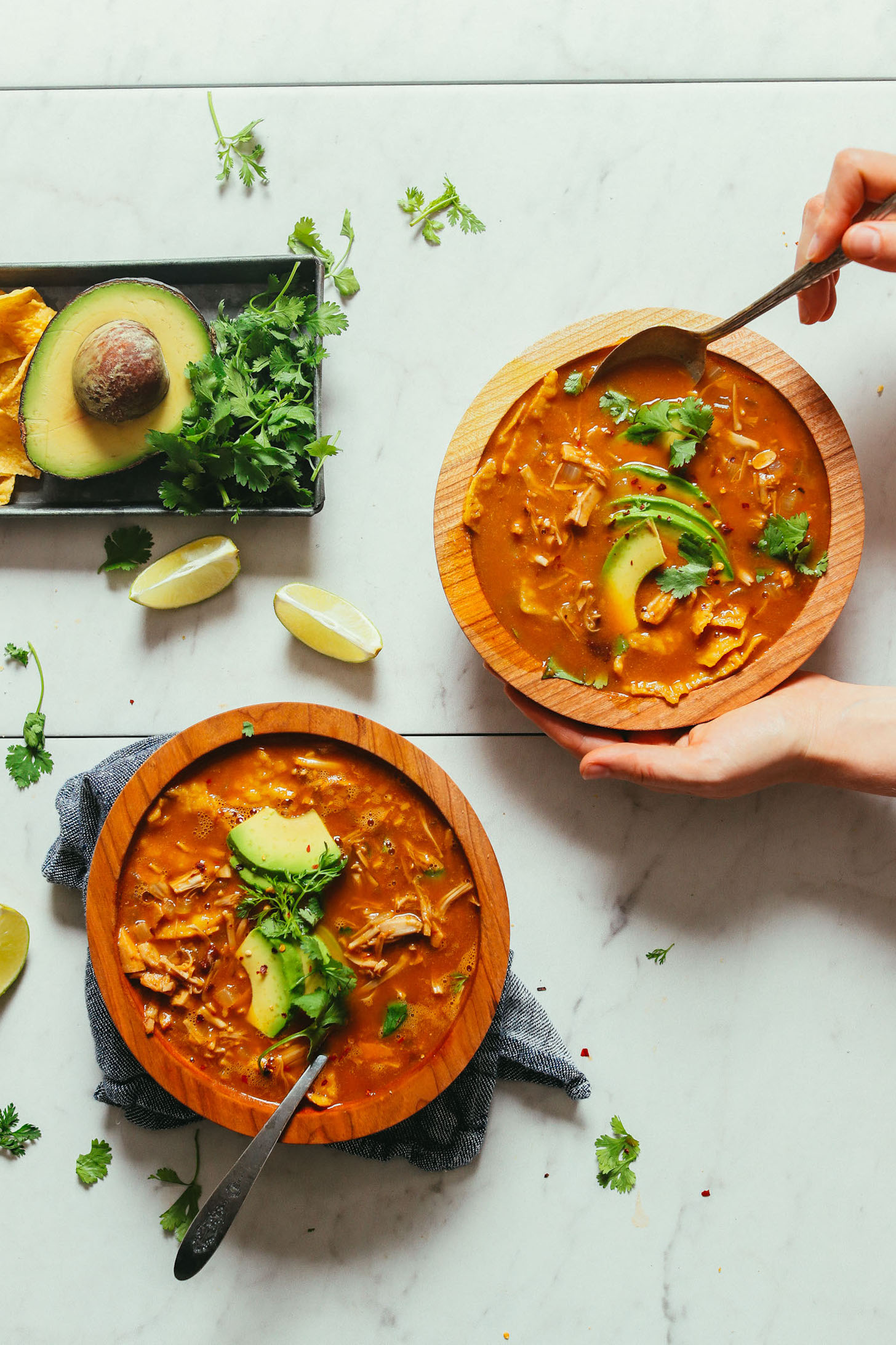 Simple Vegan Tortilla Soup | Minimalist Baker Recipes