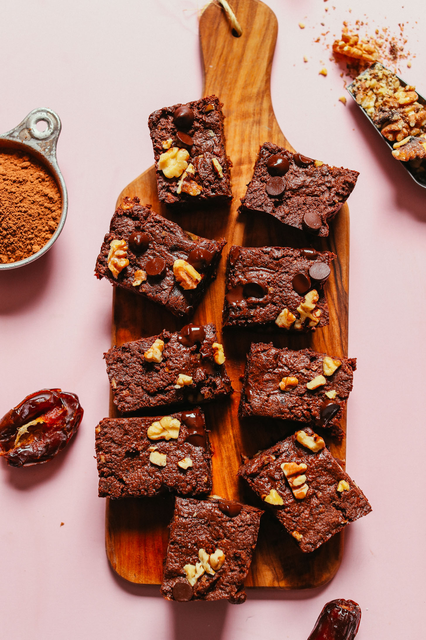 4 Ingredient Vegan Easy Brownies Minimalist Baker Recipes