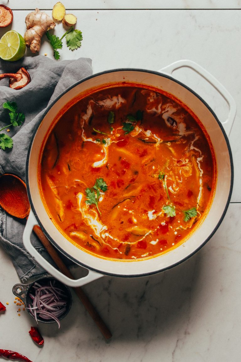 Easy 1-Pot Vegan Tom Yum Soup | Minimalist Baker Recipes