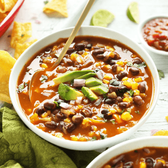 Black Bean Tortilla Soup | Minimalist Baker Recipes