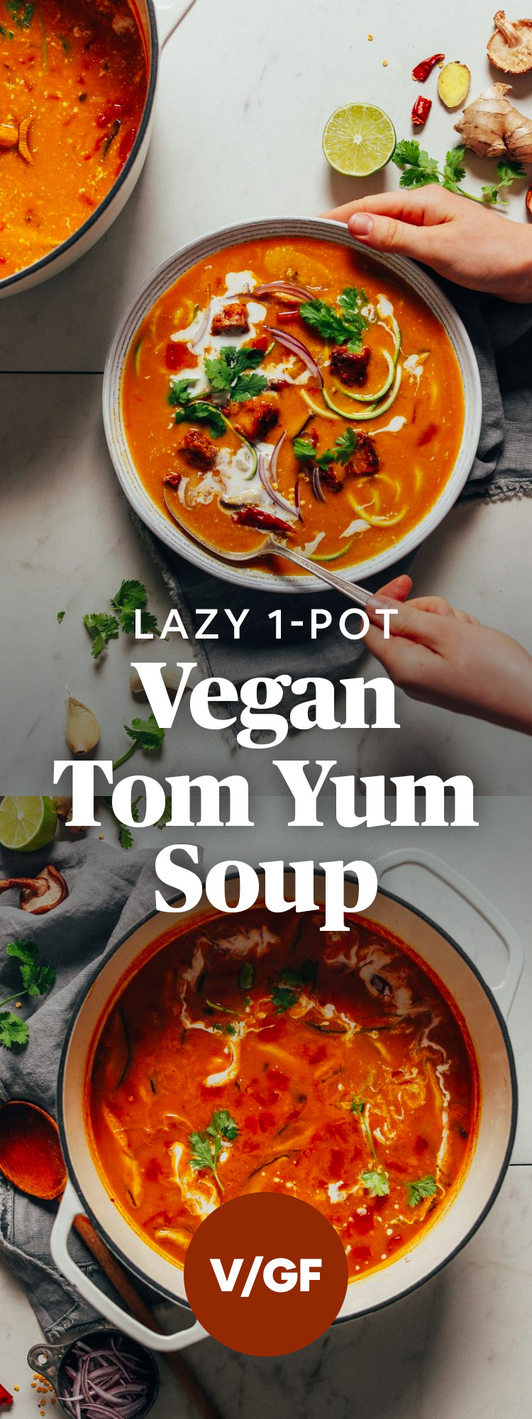 Easy 1-Pot Vegan Tom Yum Soup | Minimalist Baker Recipes