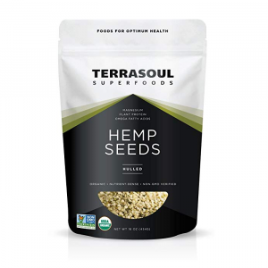 Bag of our favorite hemp seeds