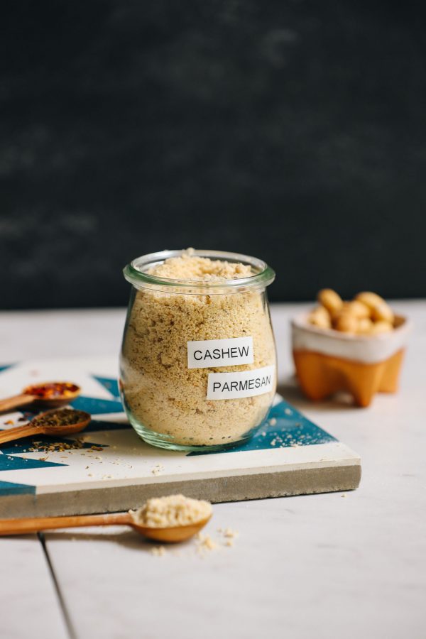 Yeast-Free Cashew Parmesan (5 Minutes!) - Minimalist Baker Recipes