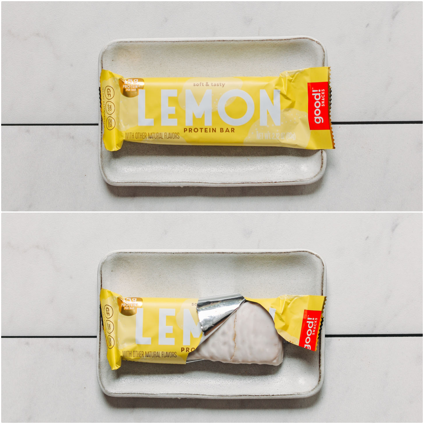 Good Snacks Lemon Protein Bar for our unbiased protein bar review