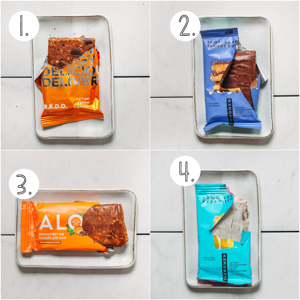 Our top 4 picks for best plant-based protein bar