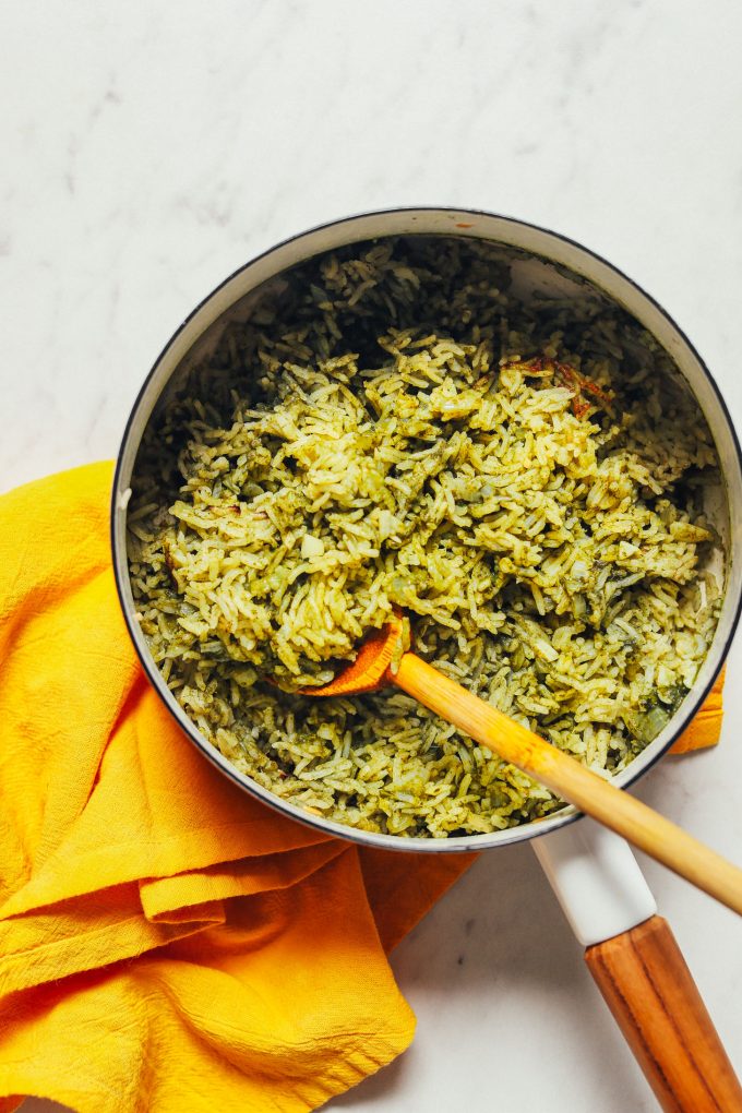 How to Make Green Rice - Minimalist Baker Recipes