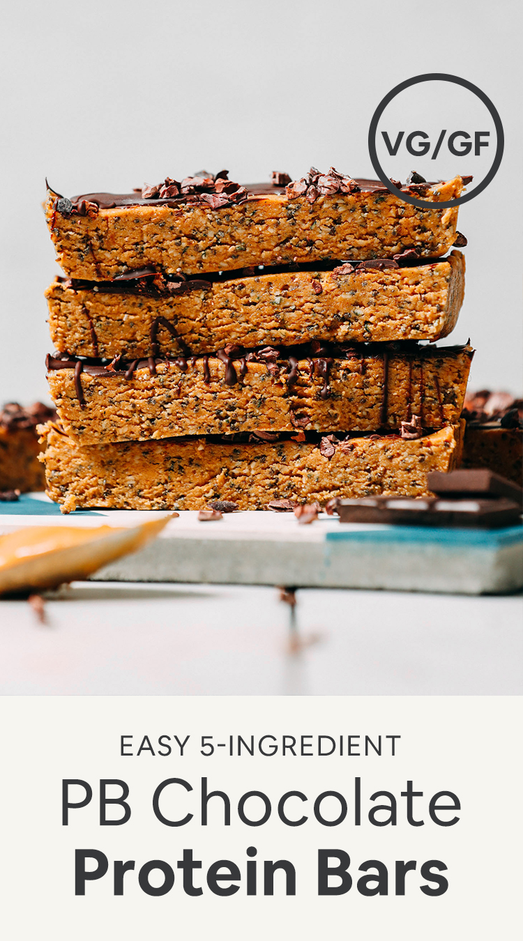 Vegan Peanut Butter Protein Bars - Minimalist Baker Recipes