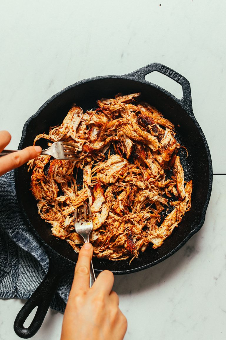 1-Pan Mexican Shredded Chicken - Minimalist Baker Recipes