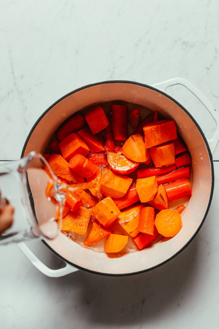 Fluffy Mashed Sweet Potatoes and Carrots - Minimalist Baker Recipes