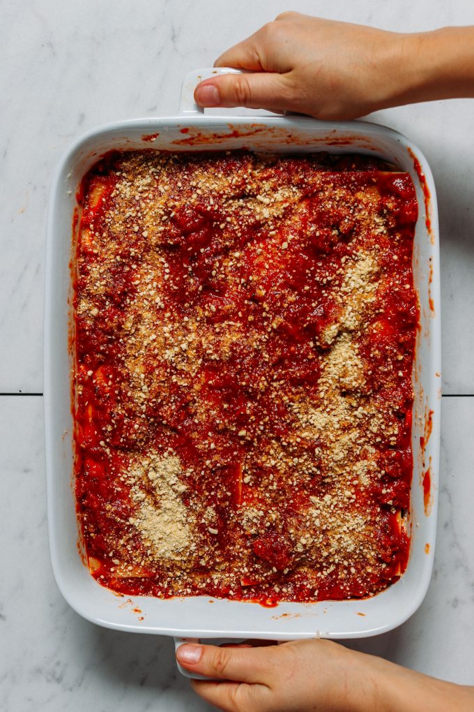 Easy GlutenFree Lasagna (DairyFree!) Minimalist Baker Recipes