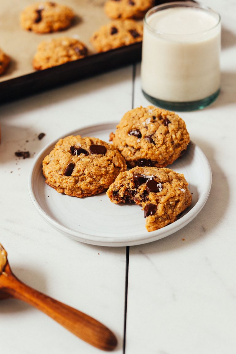 Healthier Peanut Butter Chocolate Chip Cookies - MB Recipes