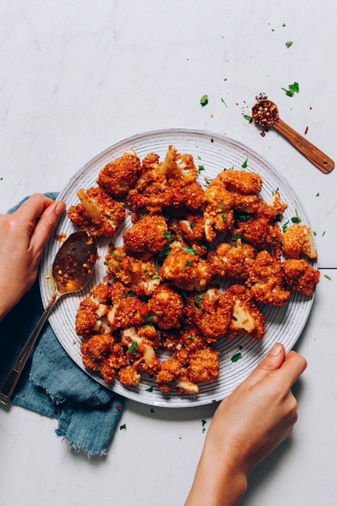 Crispy Breaded Cauliflower Wings