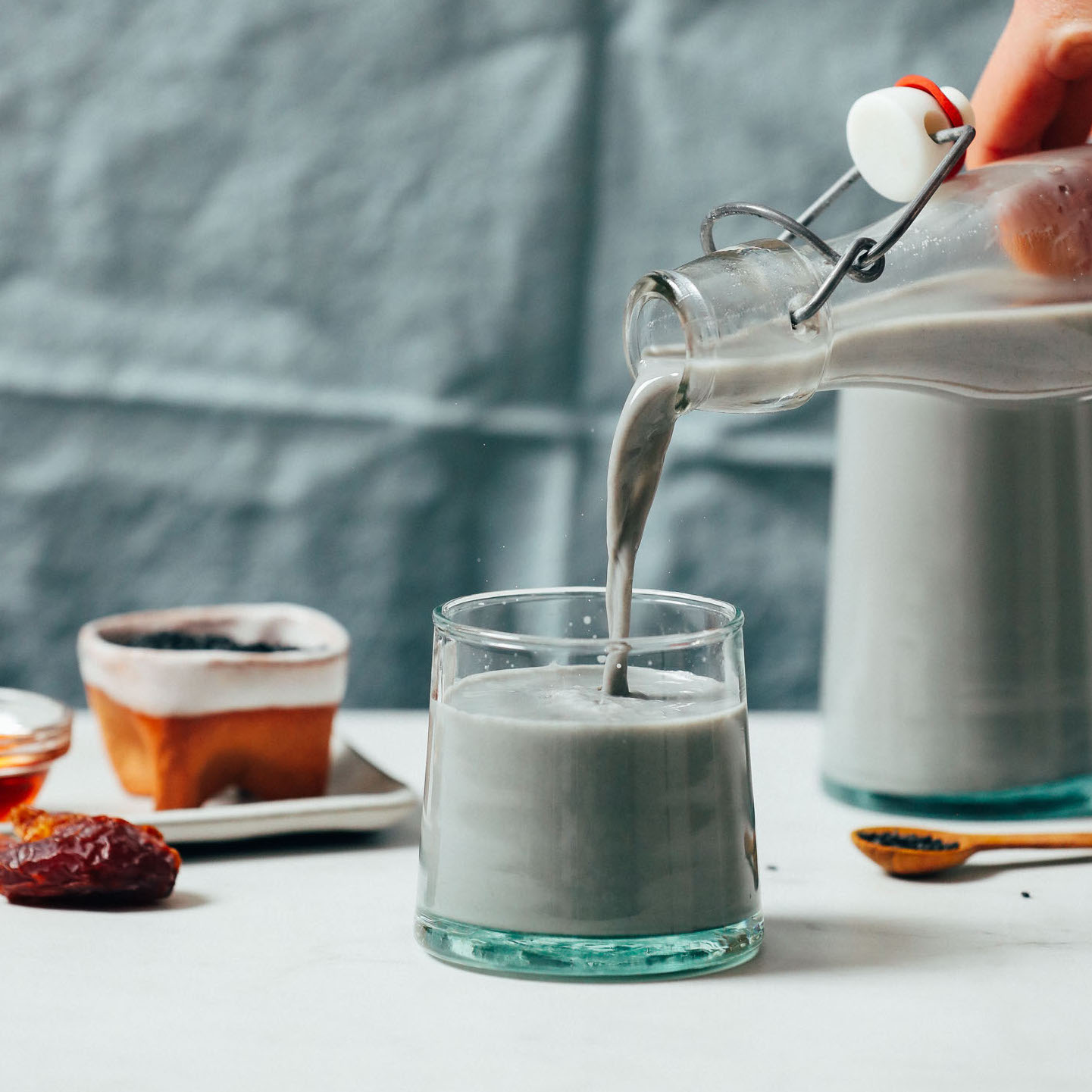 Creamy Black Sesame Milk - Minimalist Baker Recipes