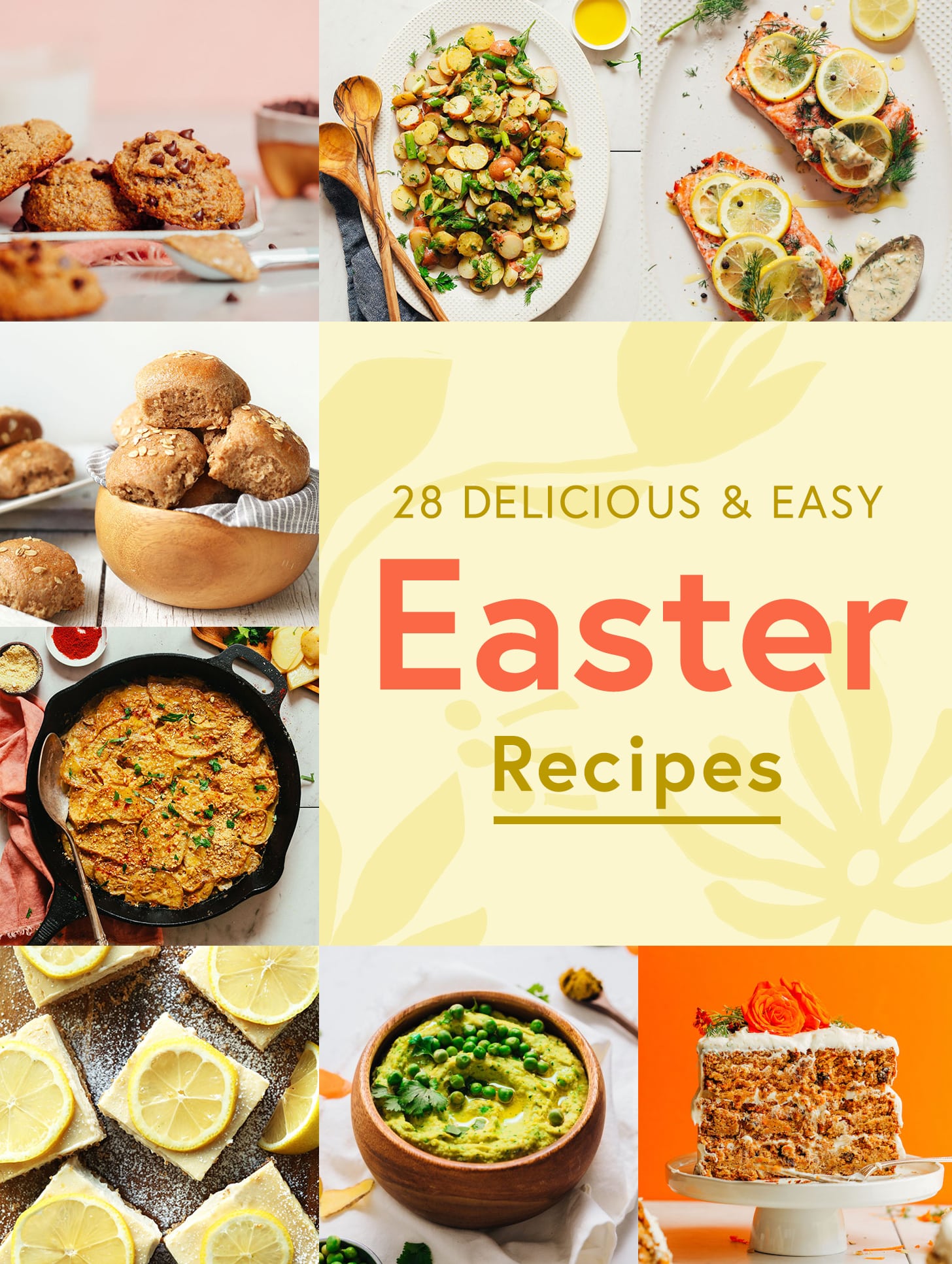 Cookies, potato salad, spelt rolls, and other Easter recipe ideas