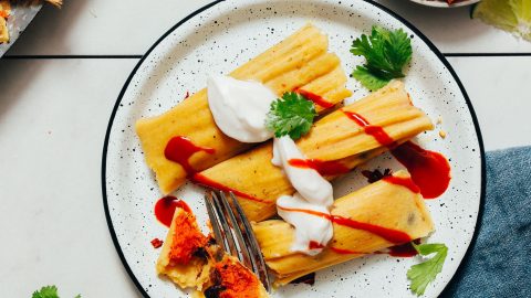 Potato Adobo Vegan Tamales Recipe (Gluten-Free, too!)