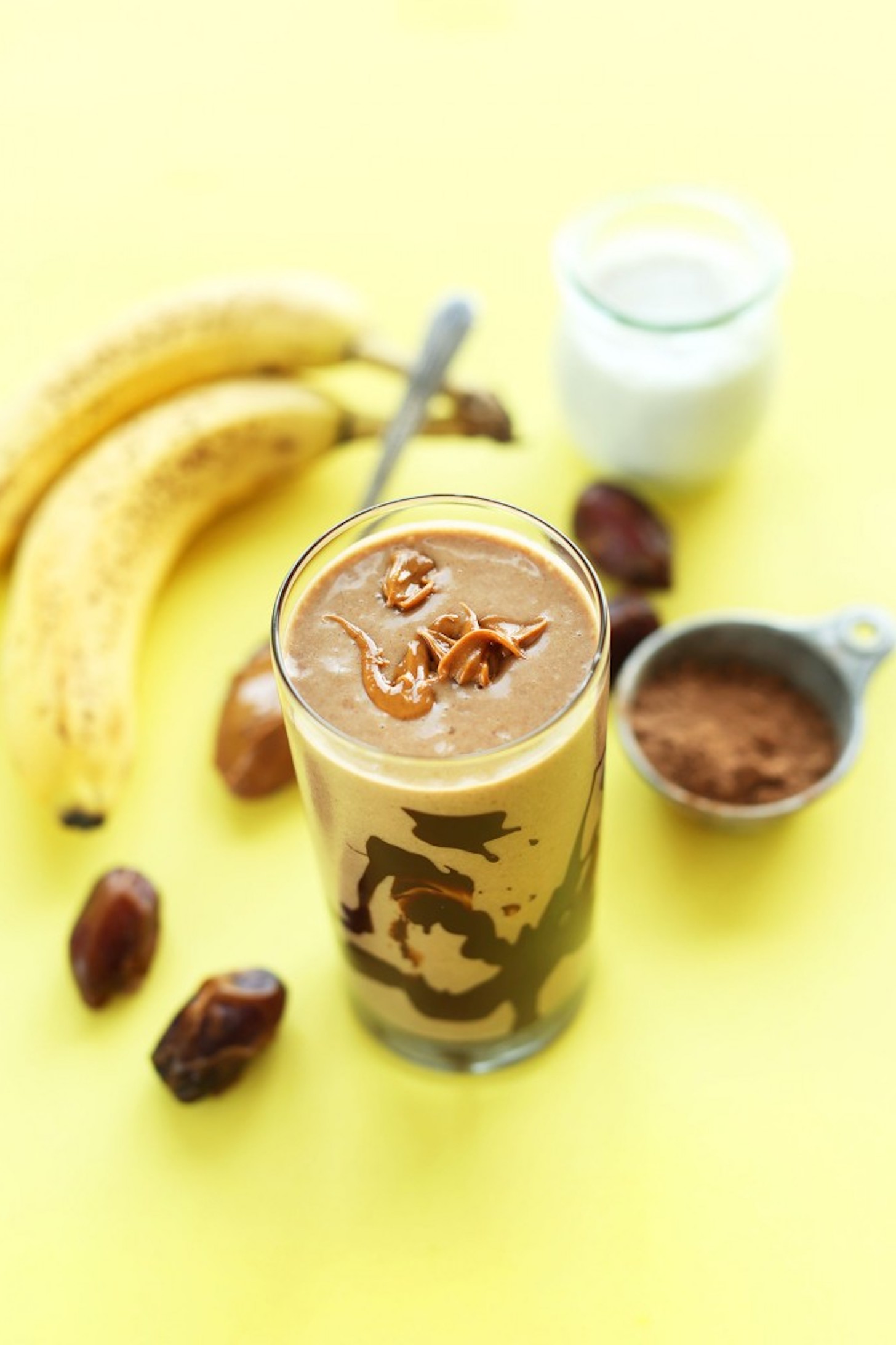 Chocolate Peanut Butter Banana Shake | Minimalist Baker Recipes