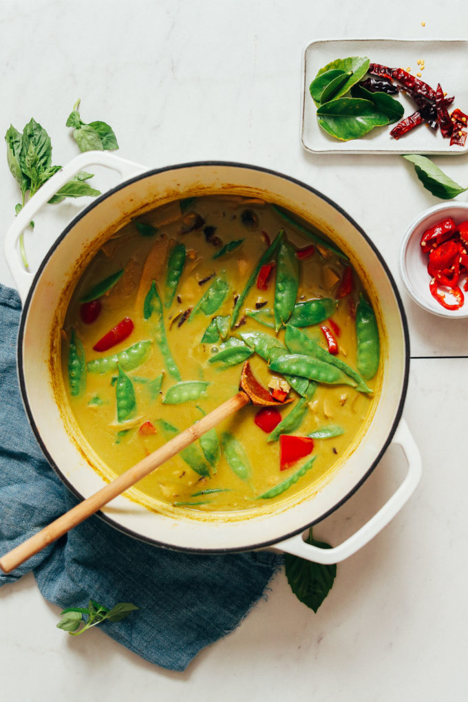 1-Pot Vegetable Green Curry