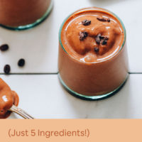 Small glasses of our Coffee Smoothie recipe