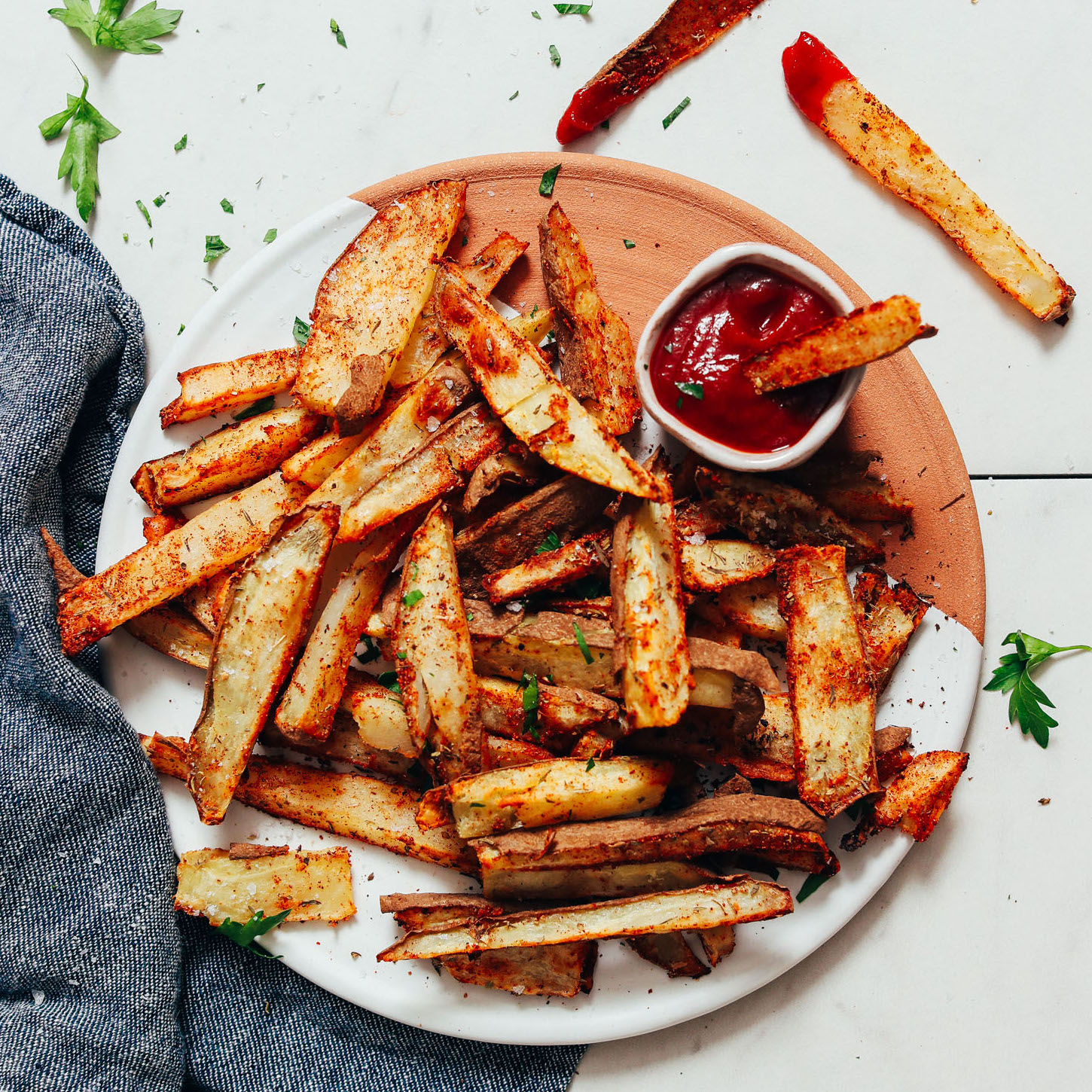 Mediabakery - Photo by Radius Images - Seasoned French Fries in
