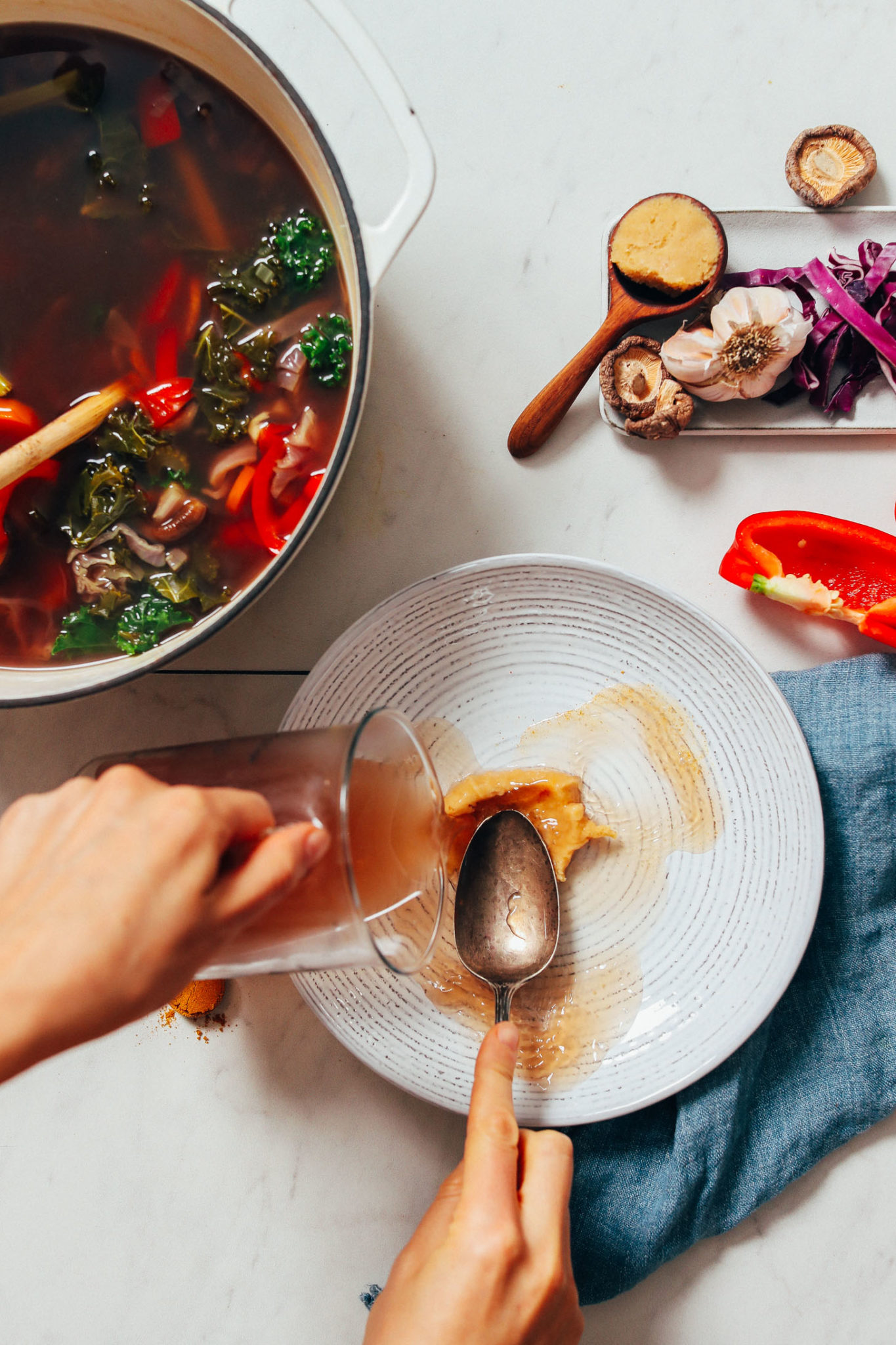 Gut-Calming Vegetable Broth (+ Miso Tonic) - Minimalist Baker Recipes