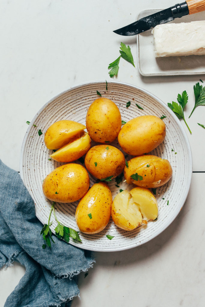 Instant Pot Potatoes Fast Tender Buttery Minimalist Baker   Instant Pot POTATOES PERFECT Tender FAST SO Delicious Instantpot Plantbased Howto Recipe Minimalistbaker 5 683x1024 