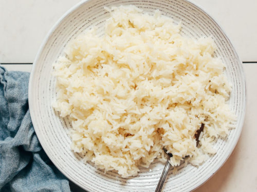 How to Cook White Rice  Minimalist Baker Recipes