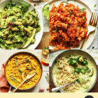 Pumpkin pasta, vegan alfredo, and other dairy-free pasta recipes