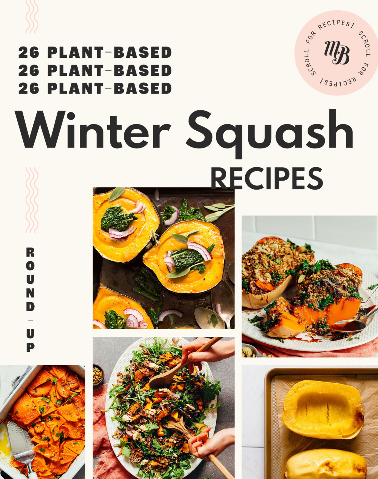 26 Plant Based Winter Squash Recipes Minimalist Baker   MB WinterSquashRoundUp PageHeader NEW 1213x1536 