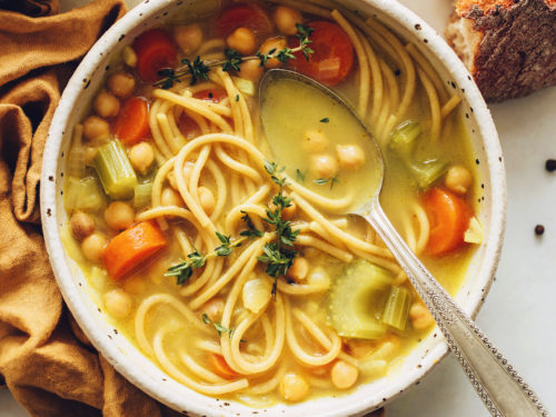 Chickpea Noodle Soup - Detoxinista