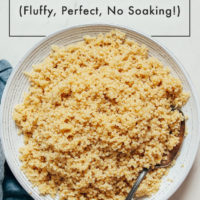 Bowl of fluffy Instant Pot quinoa