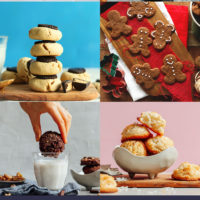 Assortment of easy vegan cookie recipes