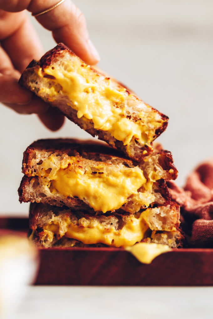 The BEST Vegan Grilled Cheese Sandwich