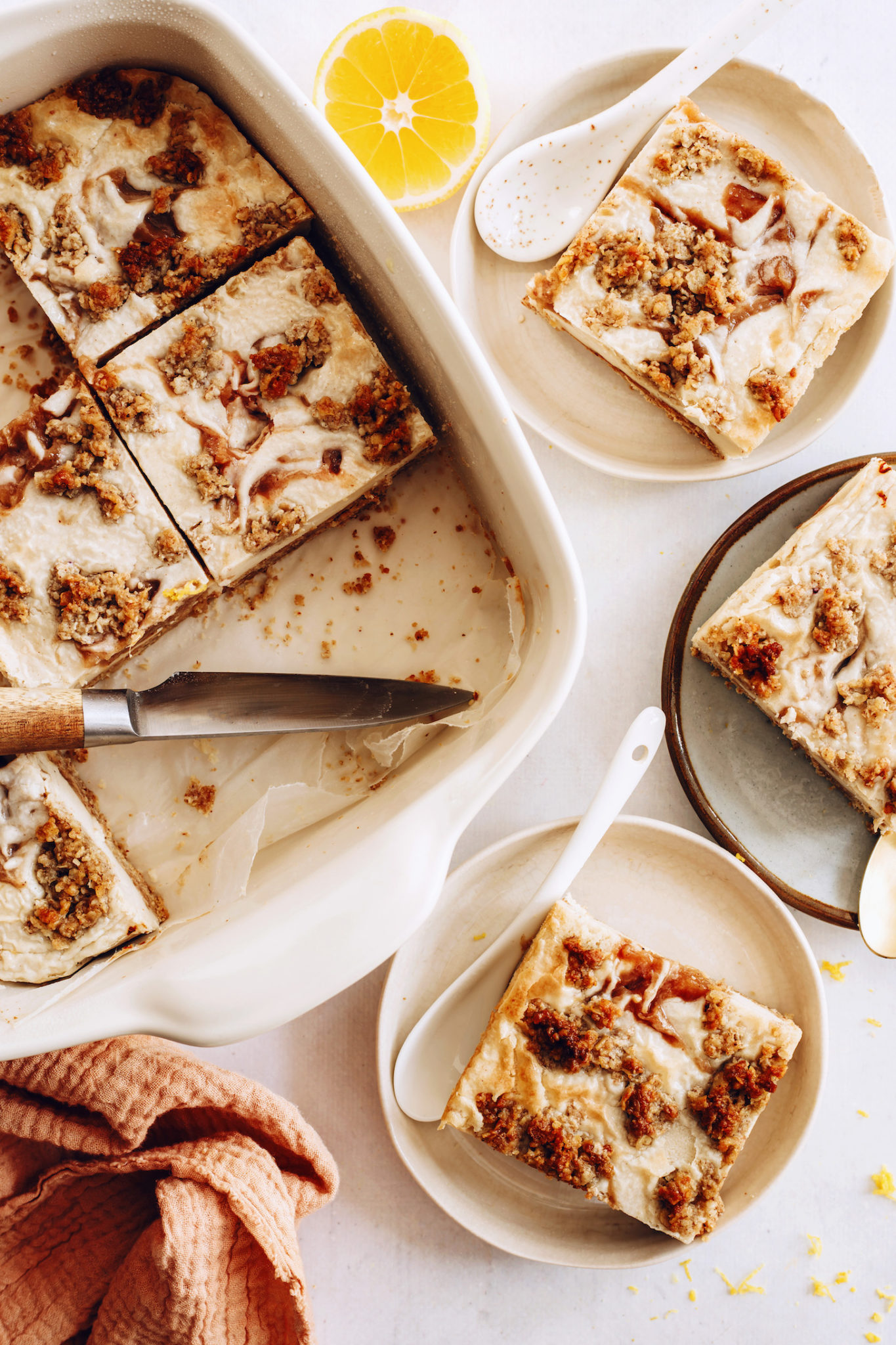 Apple Butter Cheesecake Bars (Vegan/GF) - Minimalist Baker Recipes