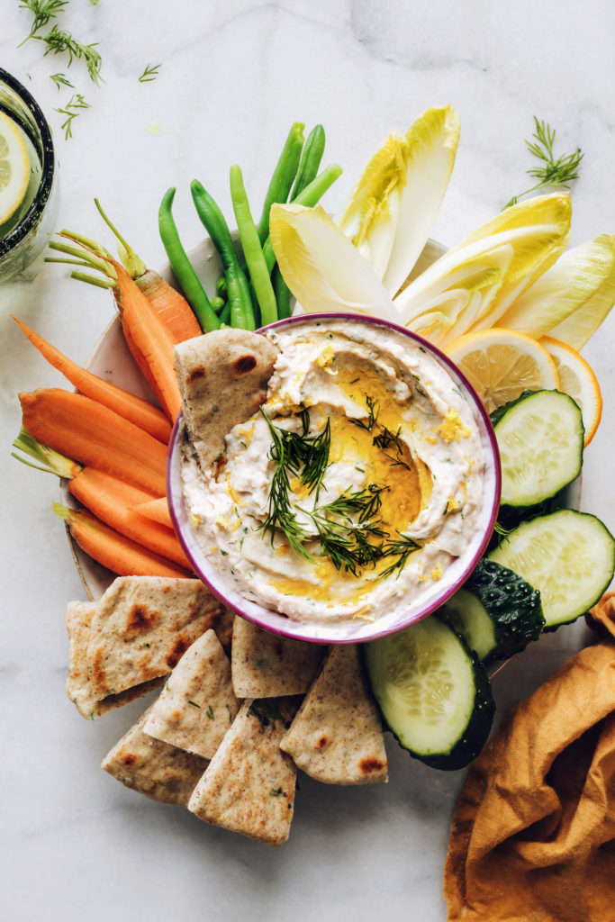 Lemon and Herb White Bean Dip - Minimalist Baker Recipes