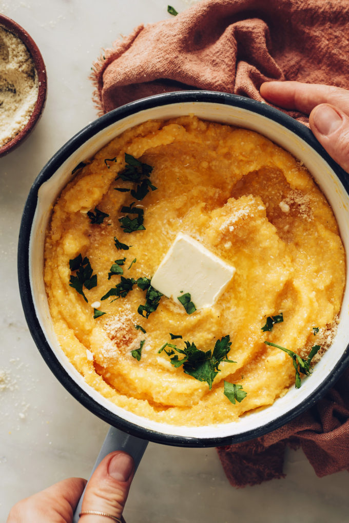 Easy Vegan Polenta (Super Creamy!) - Minimalist Baker Recipes