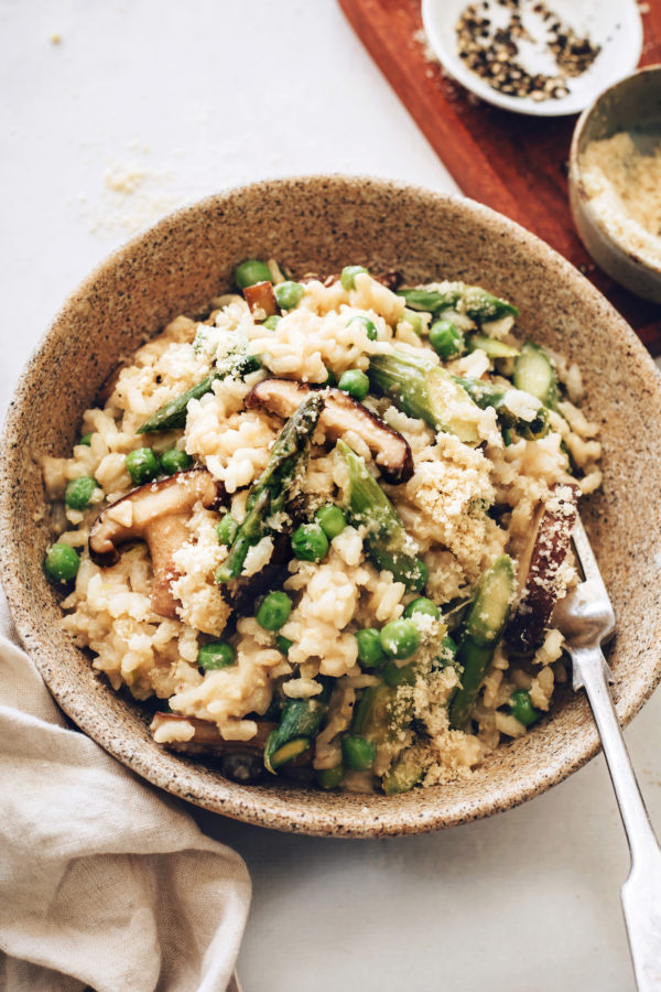 Vegan Risotto With Miso And Spring Vegetables - Minimalist Baker Recipes