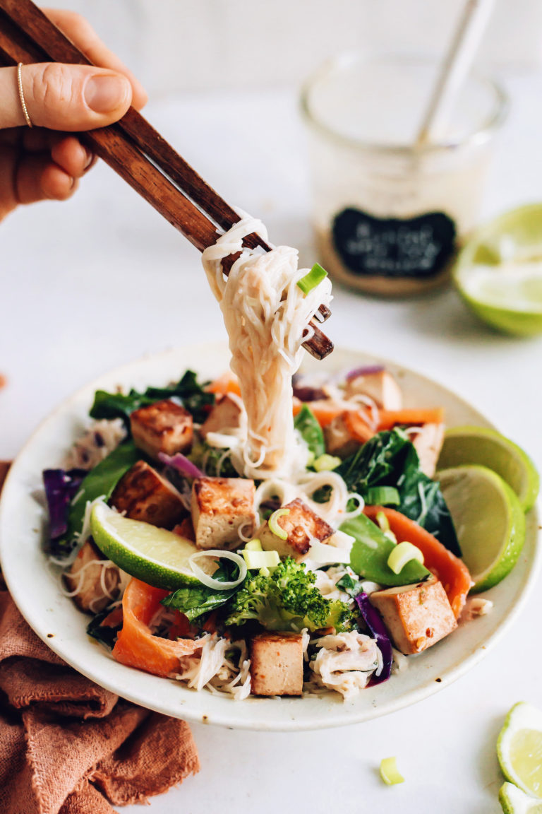 Tofu Noodle Stir Fry With Spring Vegetables Minimalist Baker Recipes